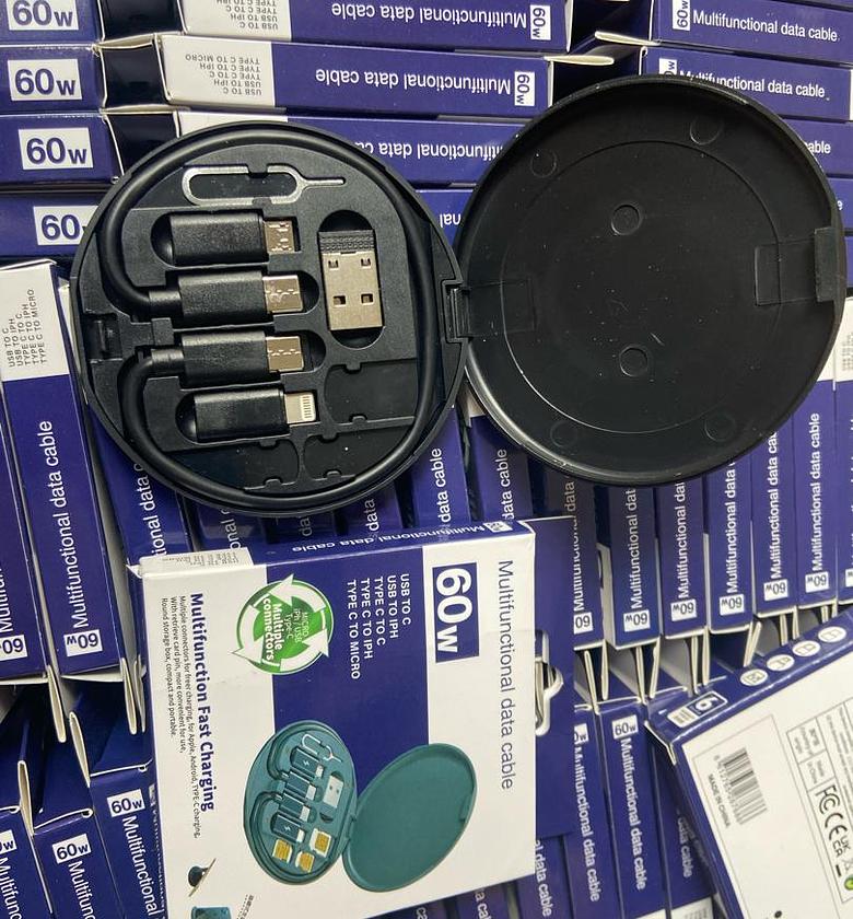 DATA CABLE SET. Mini Multi-Functional Fast Charging Data Cable Set image