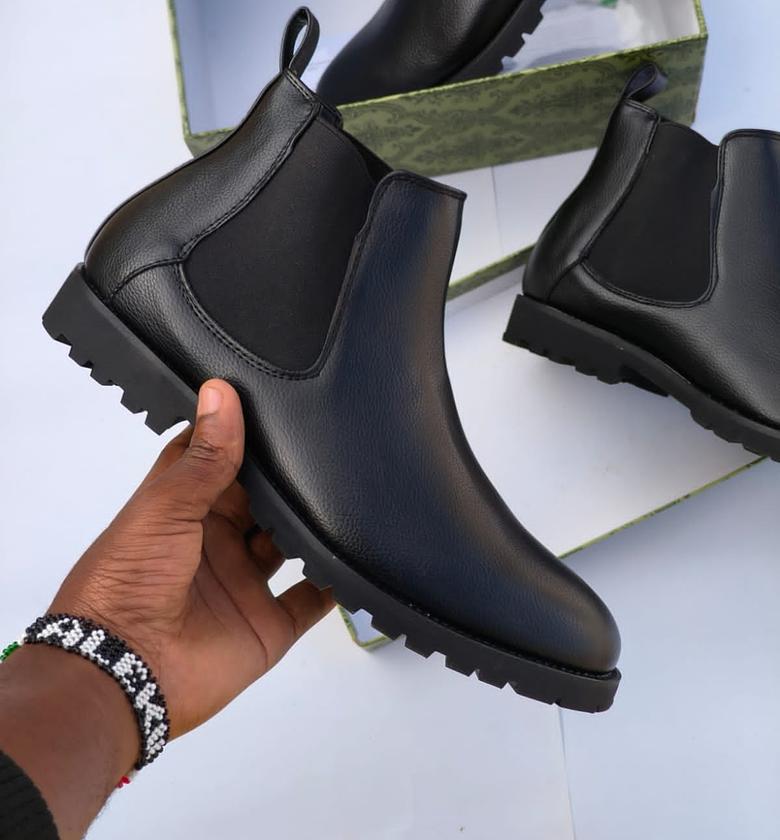 American leather Chelsea boots image