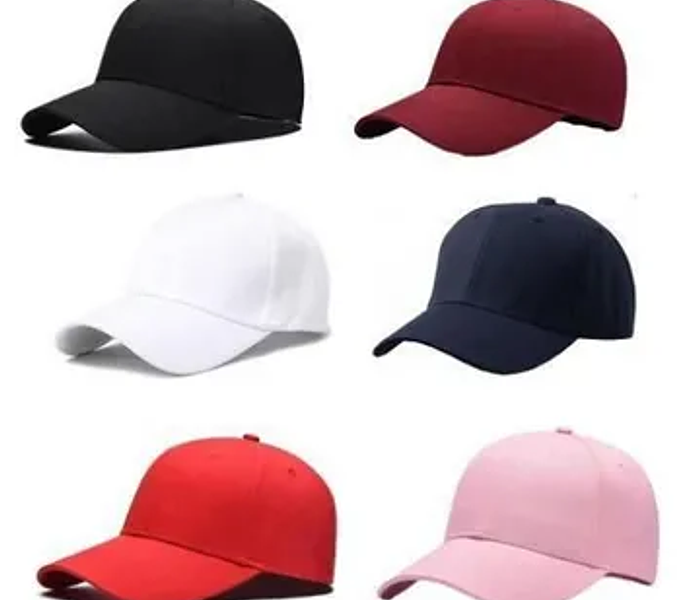 Plain Unisex Baseball Caps Adjustable Hats/caps image