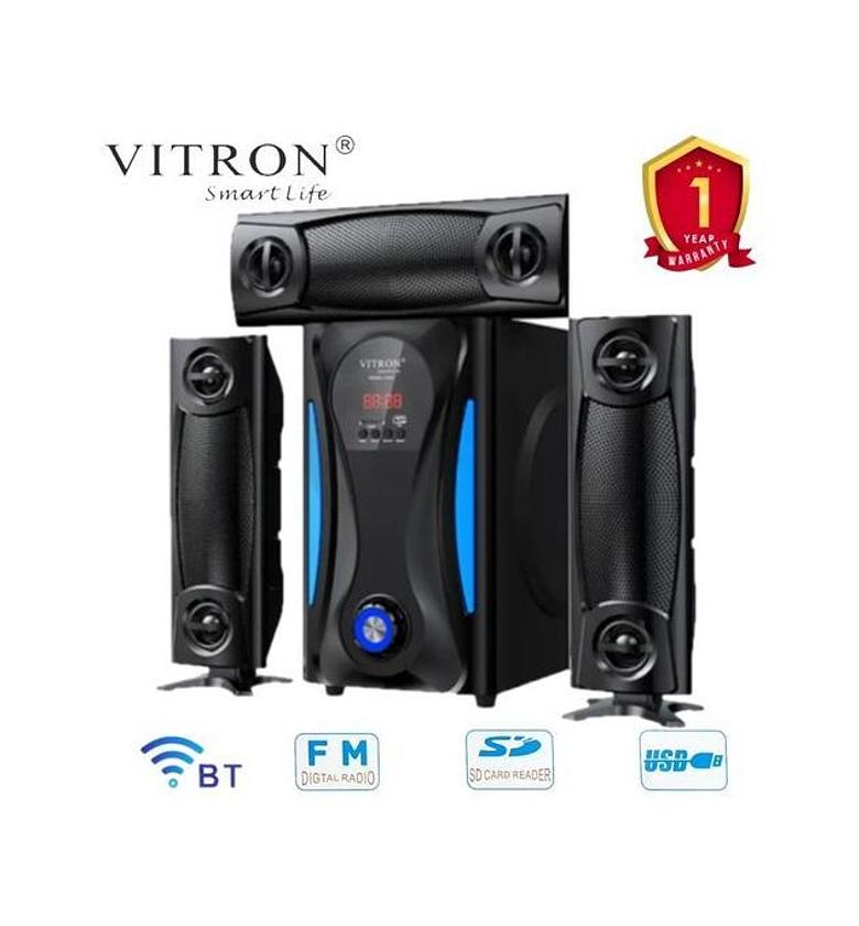 Vitron V643 3.1 CH Sub Woofer HOME THEATRE USB/FM/BT-X BASS image