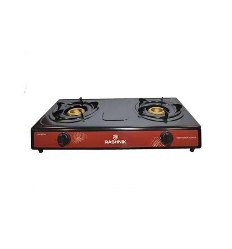 Rashnik Stainless Steel 2 Burner Gas Cooker image
