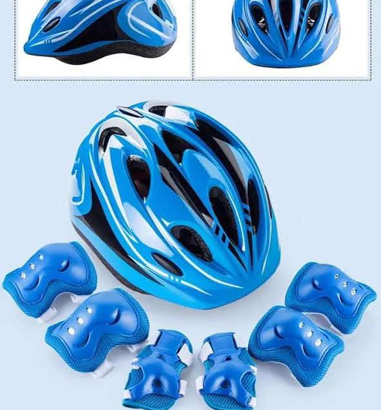 7 in 1 protective gears Hard helmet plus guards image