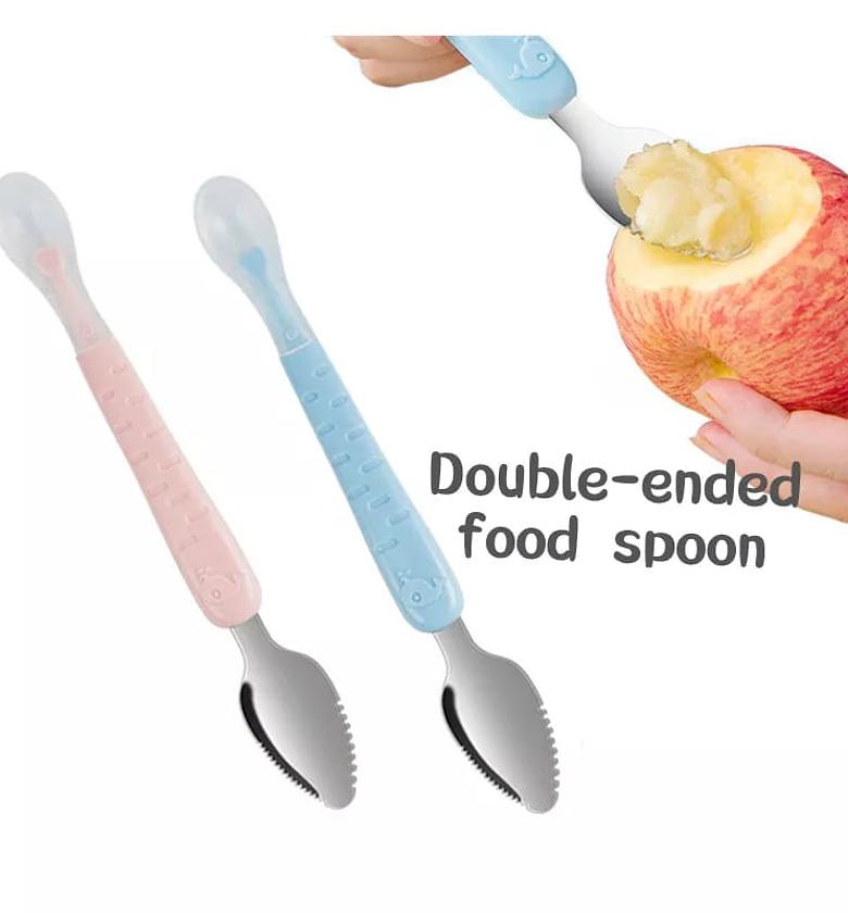 FEEDING SPOON. Dual head baby feeding spoon image