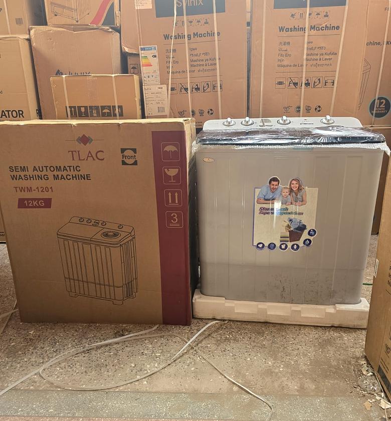 WASHING MACHINE. 12 kgs TLAC twin tub semi automatic washing machine  image