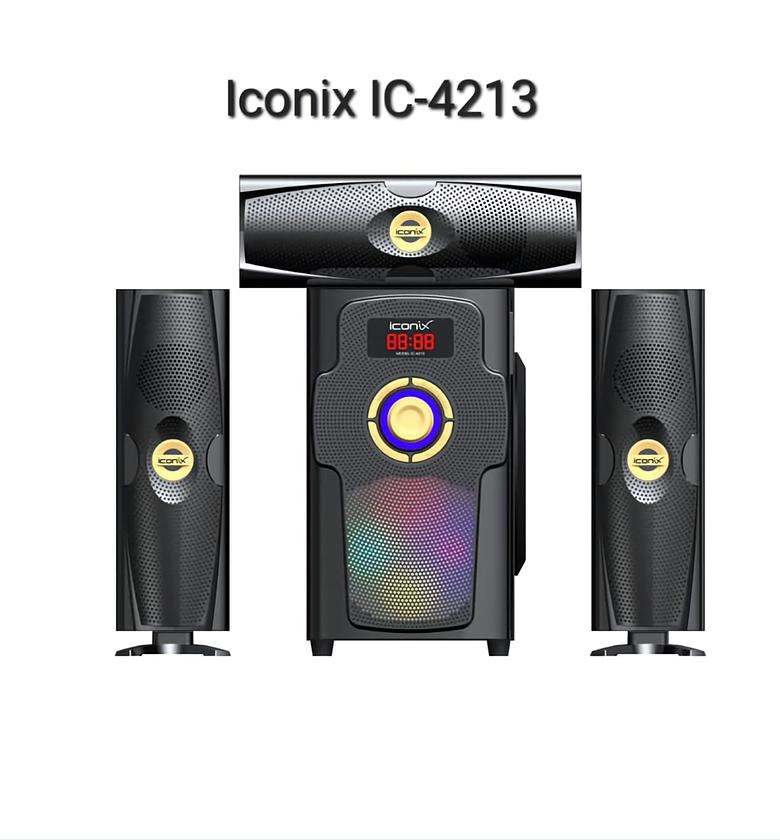 Iconix IC-4213 3.1 CH SUPER BASS SOUND SYSTEM FM,USB,BT. image