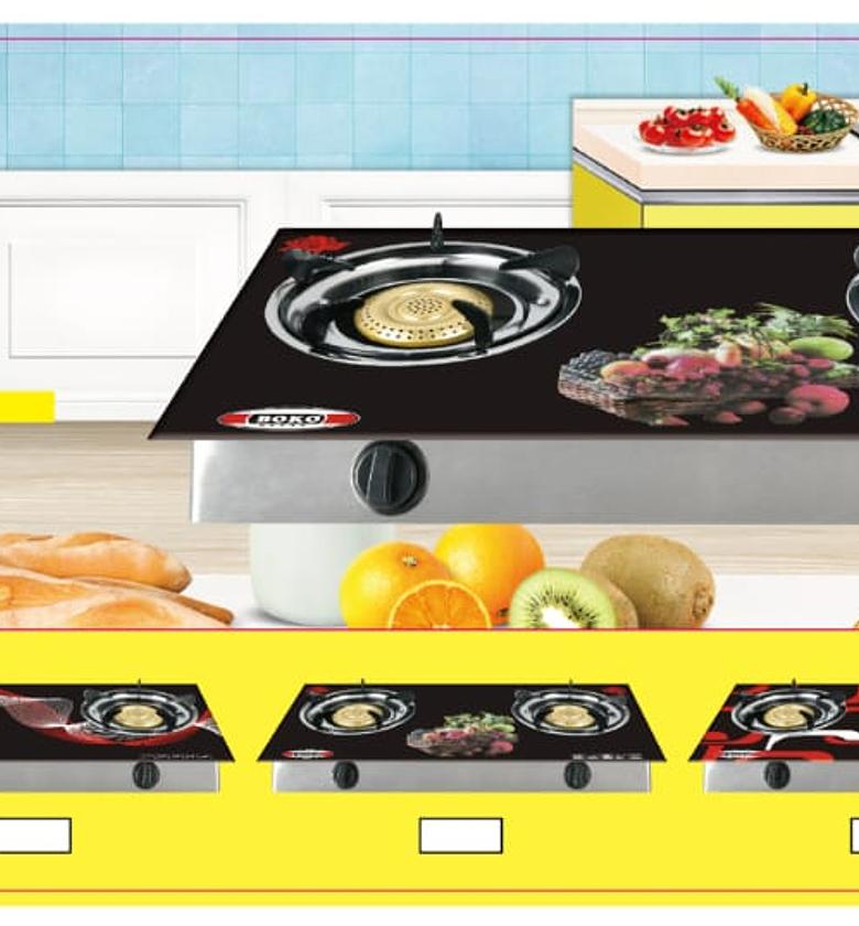 GLASS STOVE. Boko 2 Burner Glass Stove image