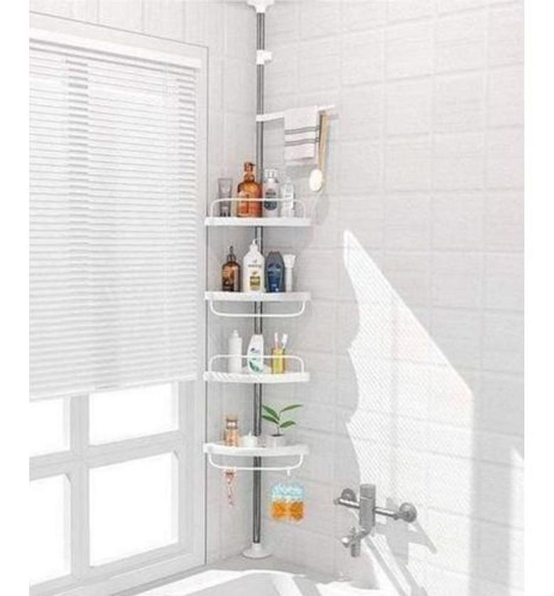 Toilet Rack. High Quality 3 Layer Over The Toilet Metallic Stand Rack Tidy Organizer image