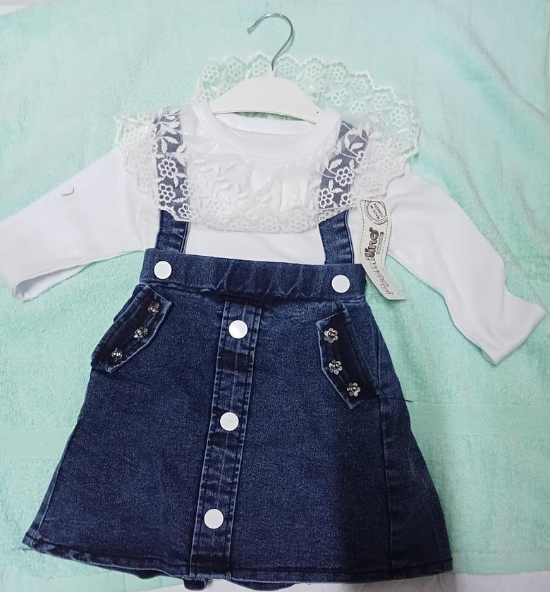 BABY JEANS SUSPENDER. 6 month to 3 yrs jeans suspender image