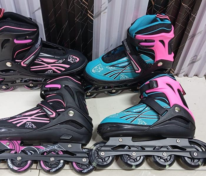 Adult skates with glowing wheels Sizes 42_45 image