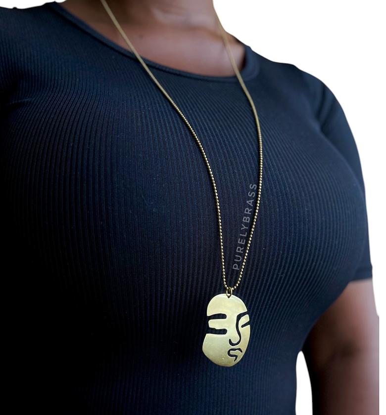 Abstract Long Necklace image