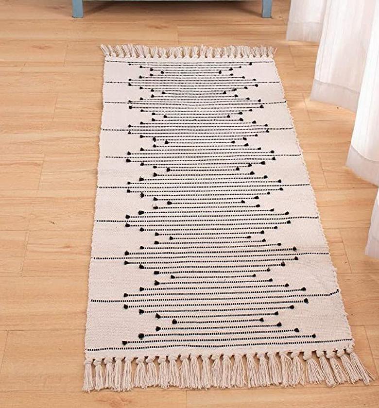 Bohemian Geometric Rugs with Tassles   image