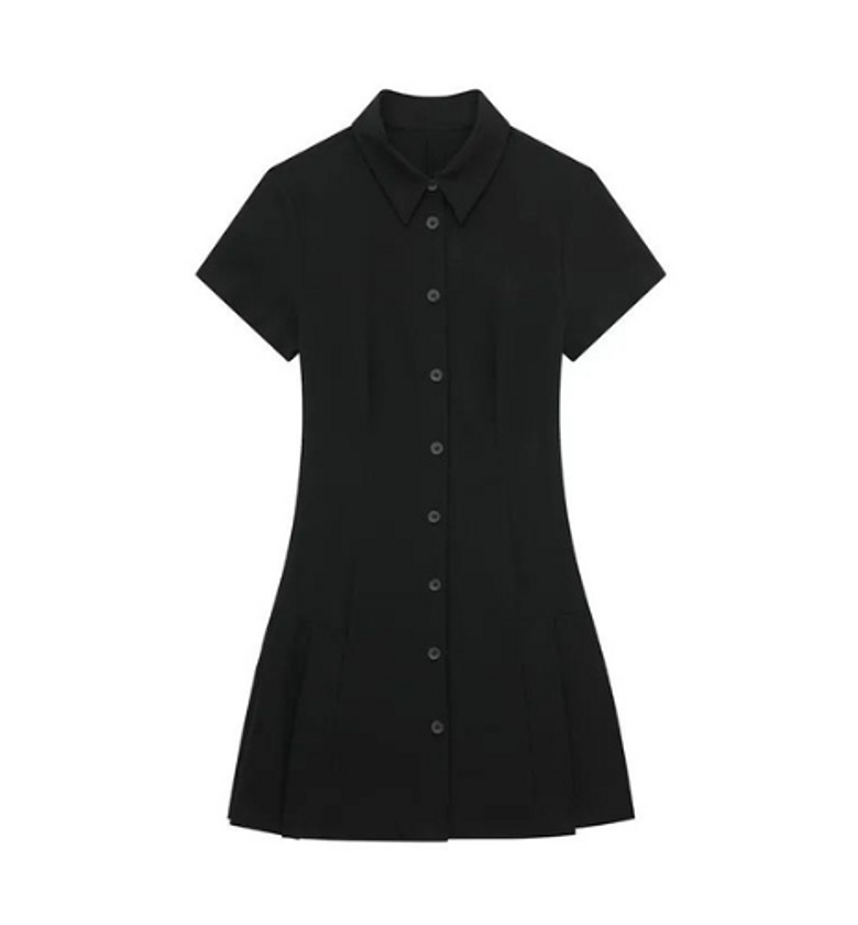 Dare-Flair Black Mini Dress image