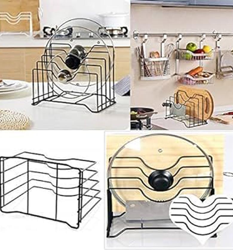 White wide slot pot organiser image