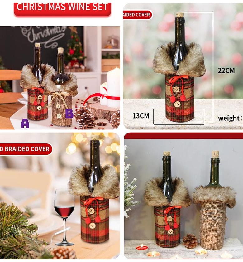 Christmas Wine Bottle Cover image