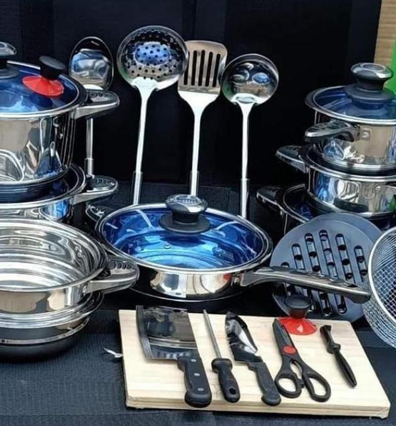Marwa German Long-life 30pcs Heavy Duty Cookware Set Sufurias image