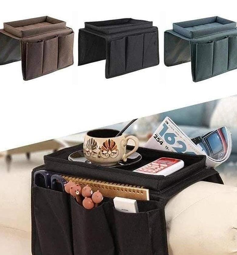 SOFA ARM ORGANIZER. Sofa Arms Rest Couch Organiser image