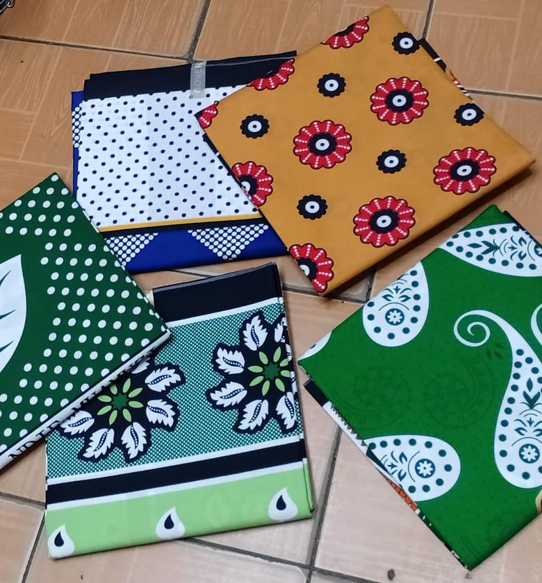 COTTON LESO. Assorted Trendy Cotton African Lesos image