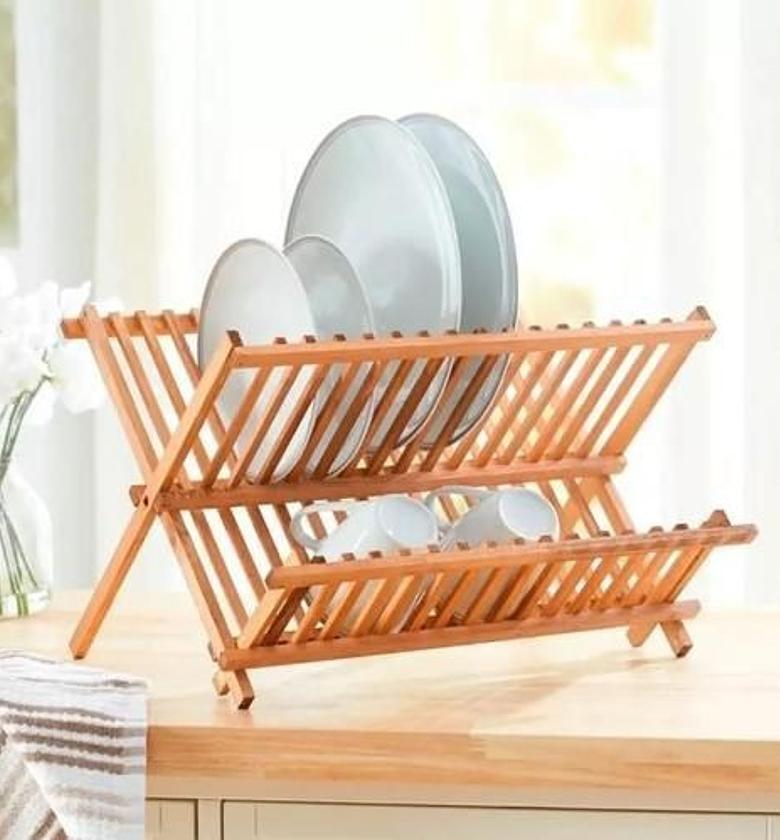 Bamboo Dish Rack image