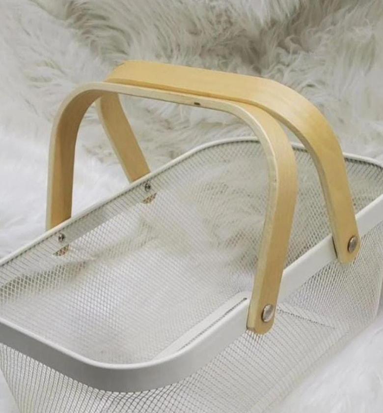 Storage/fruit basket with handles. image