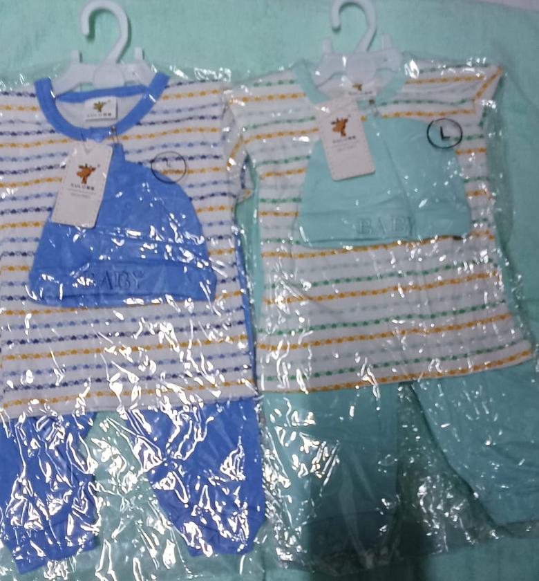 BABY SUIT. Cotton 3 PC's baby suit  image