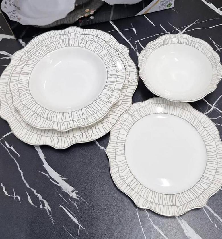 24pcs Porcelain Dinner set. image