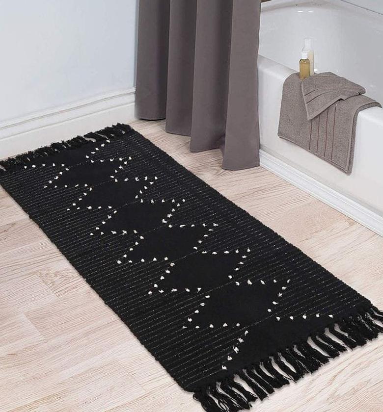 Bohemian Geometric Rugs with Tassles  image