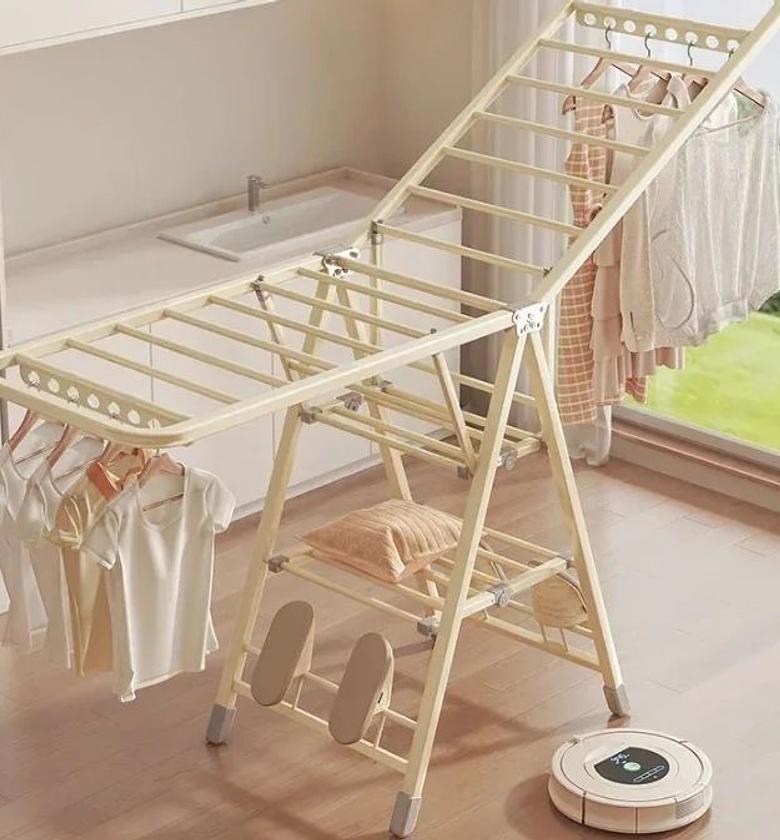 White Outdoor Drying Rack image