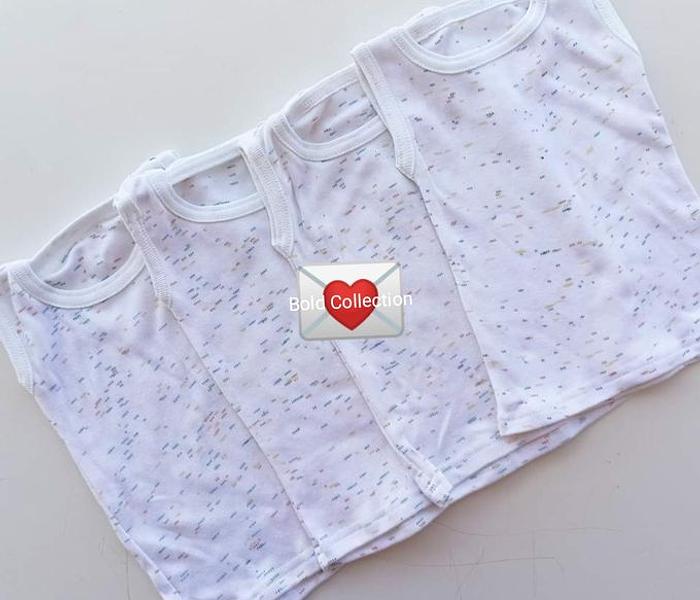 Fashion Newborn 6Pack Pure Cotton Baby Vest image