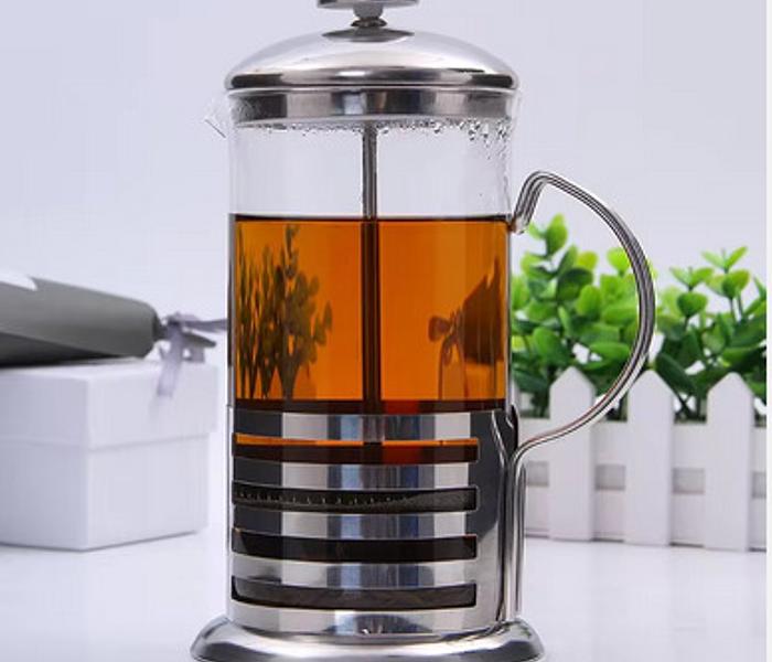 French Press coffee maker /tea maker stainless steel. image