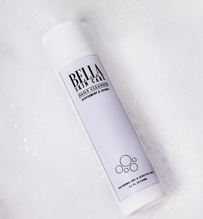 Bella skin glow peppermint and jojoba daily cleanser image