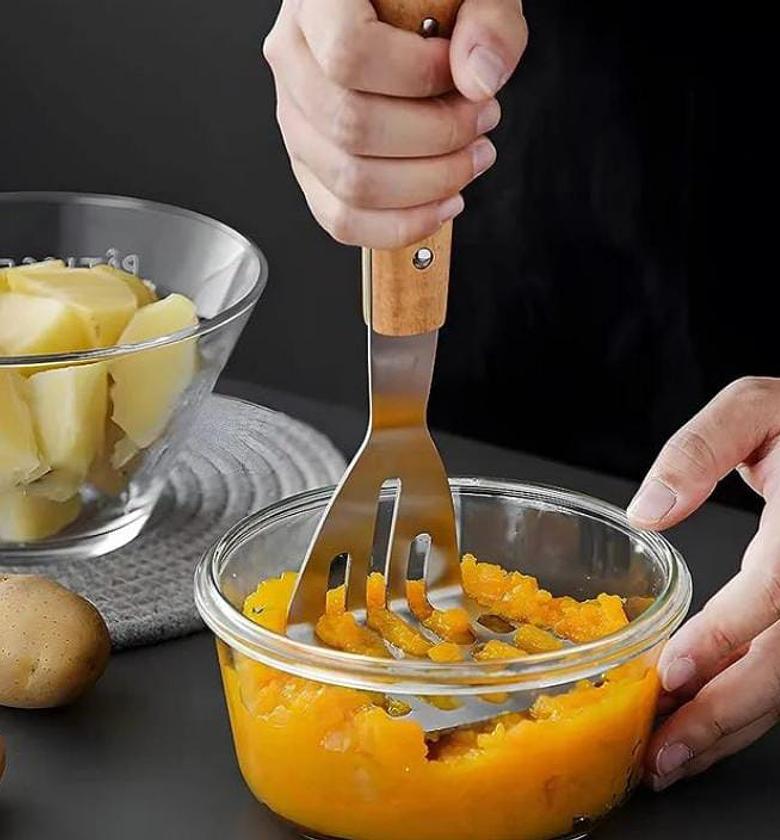 Wood Handle Food Masher image