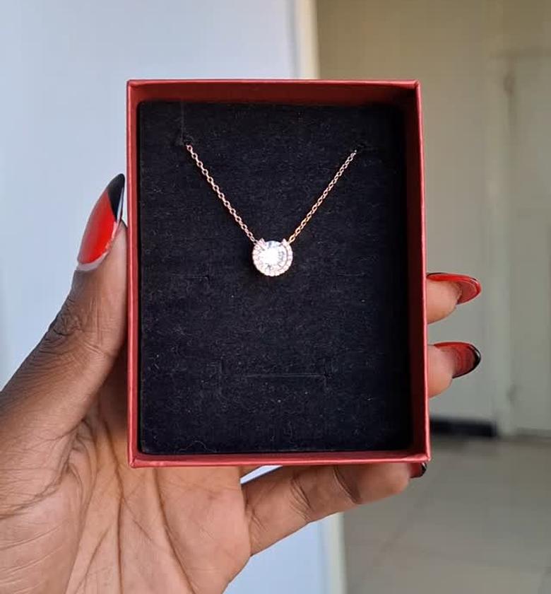 hypollargenic non tarnish and anti fading gold coated necklace image