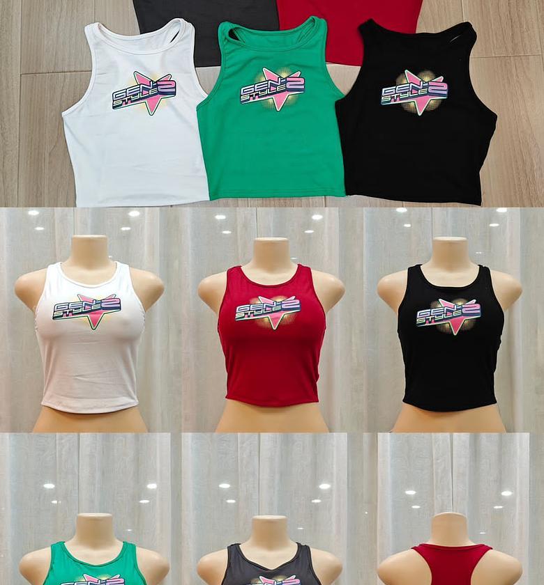 Classic women pull neck vest tops image