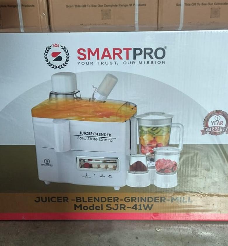 FOOD PROCESSOR. Smart 4 in 1 Juicer -blender-grinder and mill food processor  image