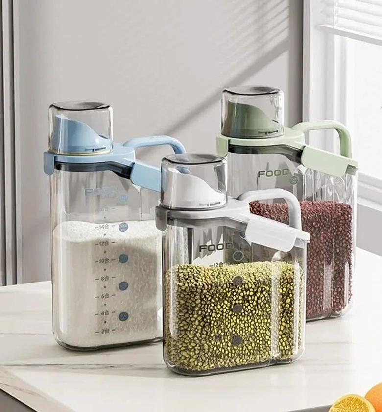 Transparent Cereal Storage Box image