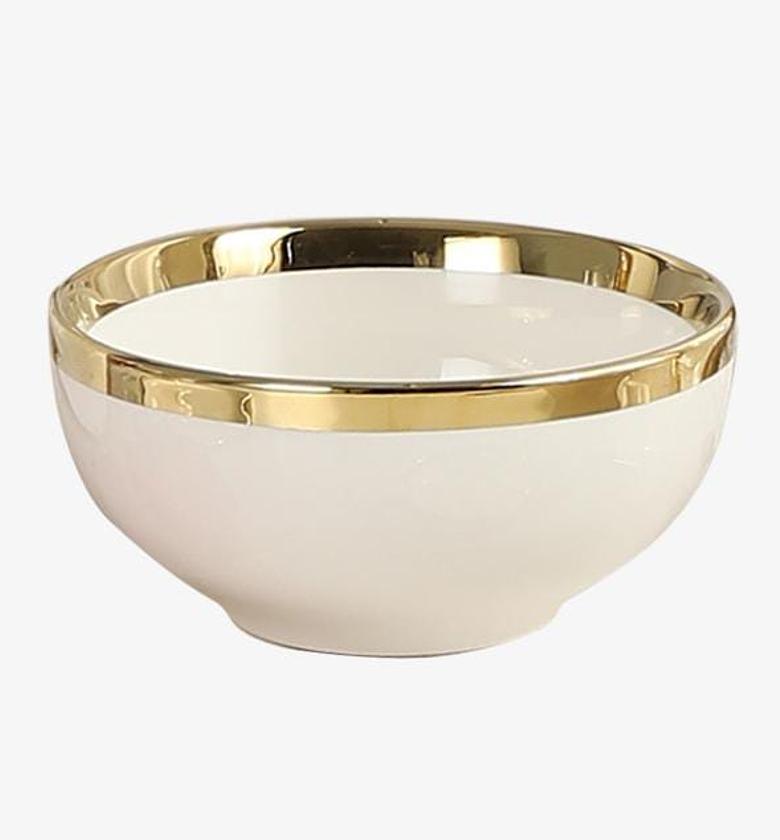 Gold ring bowl with gold ring  Per set of 6   image