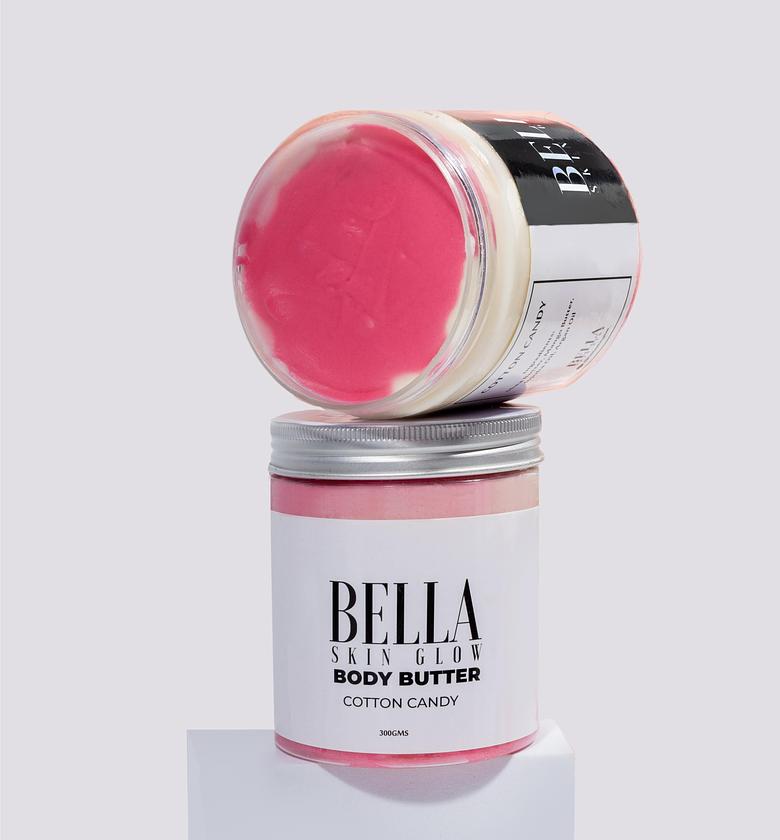 Bella skin glow cotton candy body butter image