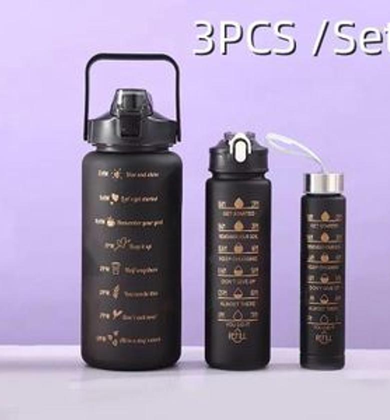 3 in1 Motivational Water Bottles image