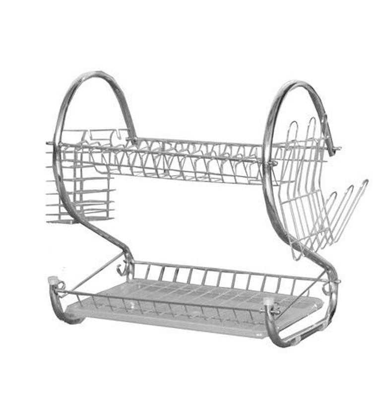 Rashnik 18" 2 Layer Stainless Dish Drainer (RN-1601) image