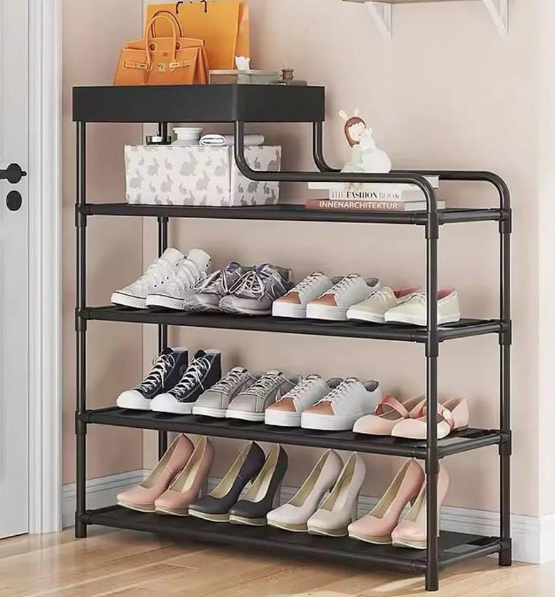 Simple entry way Shoe Shelf/shoe rack. image