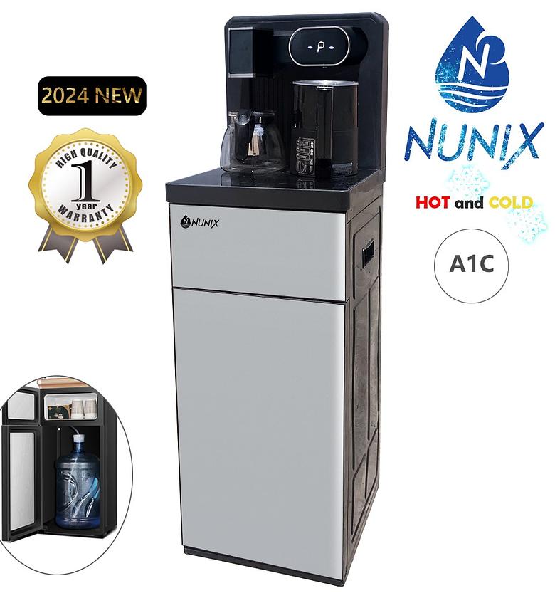 WATER DISPENSER. Nunix A1C Bottom Load Hot And Cold Water Dispenser image