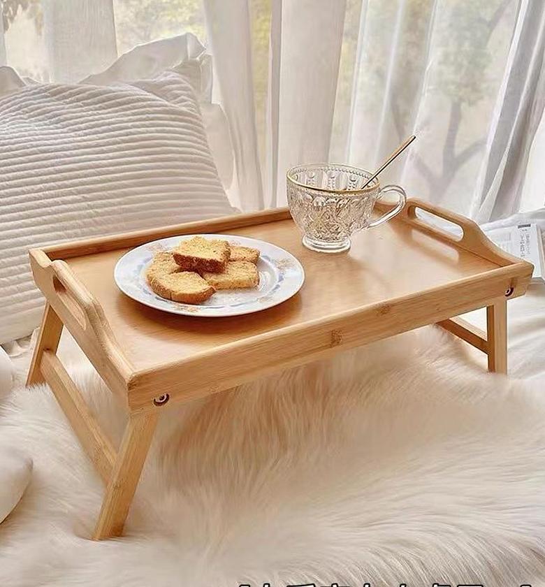 TRAY. Foldable Bamboo Tray image