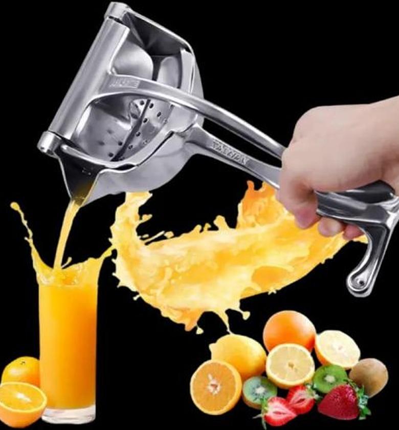 Juicer. Stainless Steel Manual Fruit Juicer Crusher Squeezer Hand Press Lemon Orange image