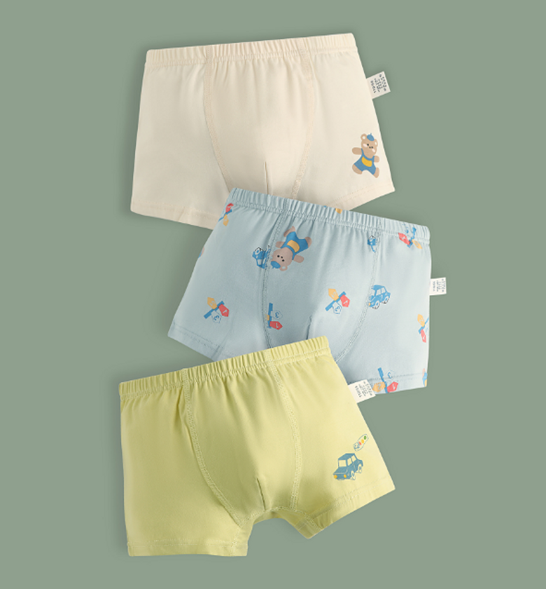 boys boxer bear and car image