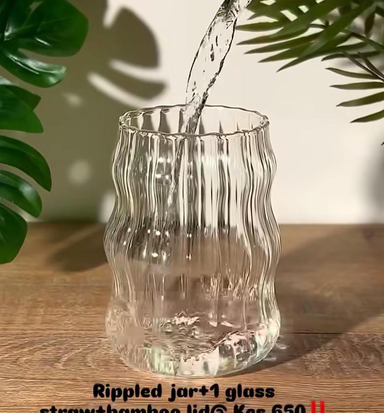 Cute Rippled aesthetic jars image