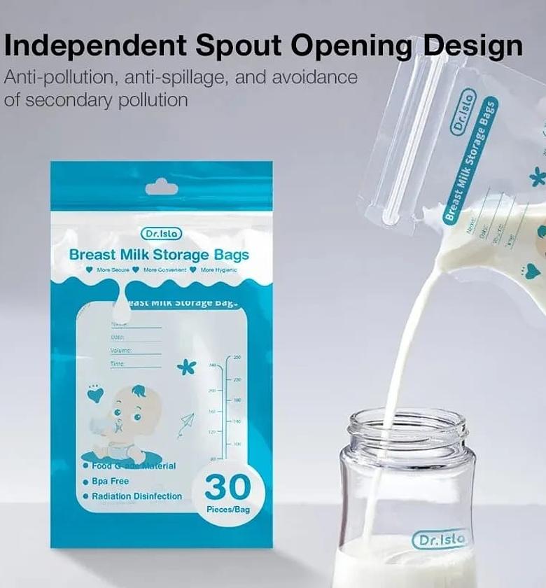 FREEZER BAGS. 30pcs  BREAST MILK FREEZER BAGS image