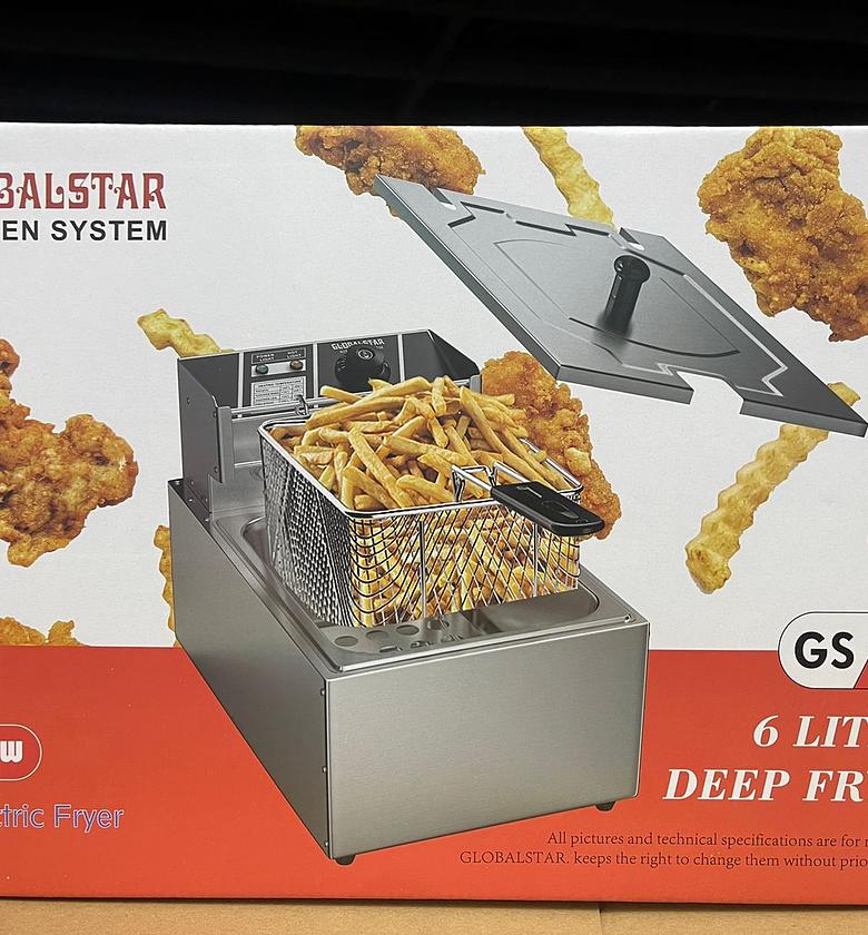 DEEP FRYER. 6 liters Globalstar single deep fryer image