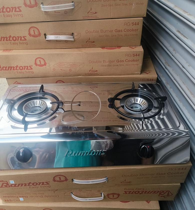 COOKER. Ramtons rg/544 double burner gas Cooker  image