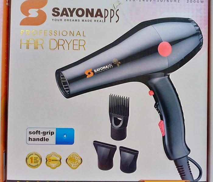 Sayona professional HAIR BLOW DRIER 2000W HIGH QUALITY SOFT GRIP HANDLE image