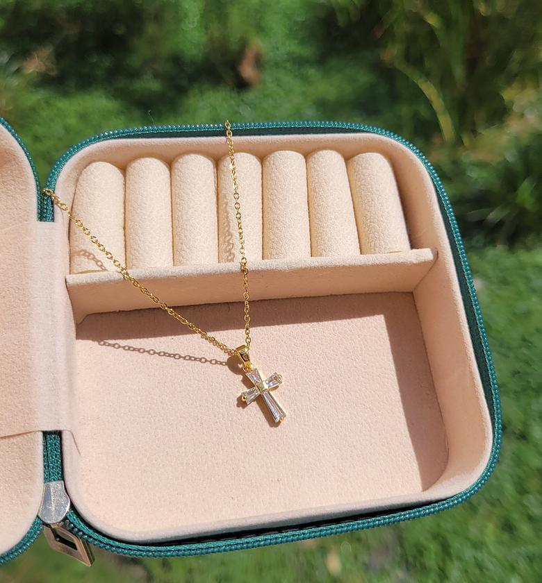 Maimuna cross necklace  image